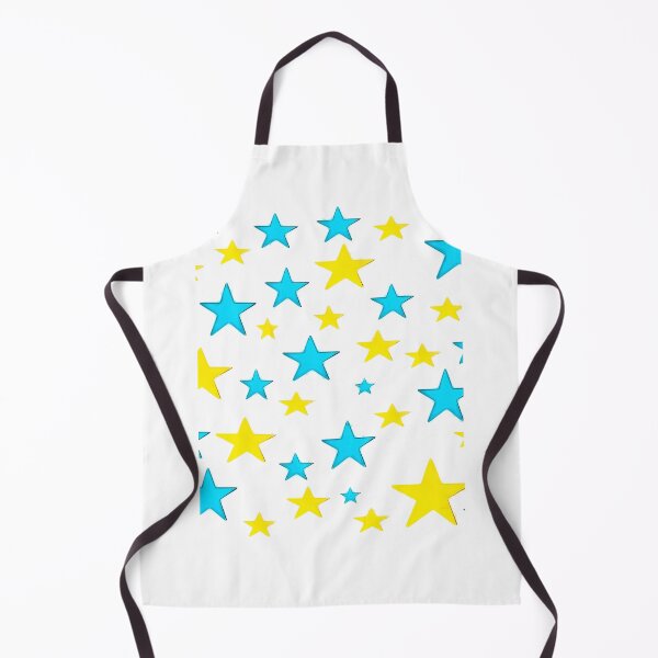 Item preview, Blue Yellow Star Pattern designed and sold by TOUPOINT.