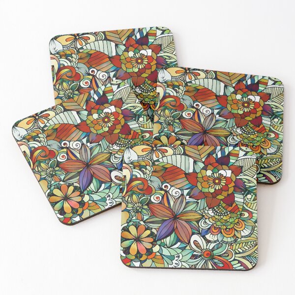 Item preview, Colourful Flower Pattern designed and sold by ClassicalAnime.