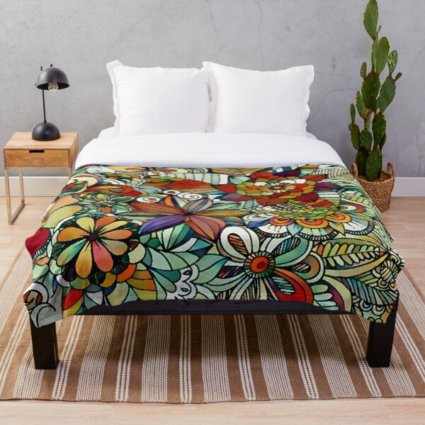 Item preview, Colourful Flower Pattern designed and sold by ClassicalAnime.