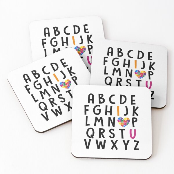Item preview, Autism alphabet- Autism awareness designed and sold by shivani21061993.