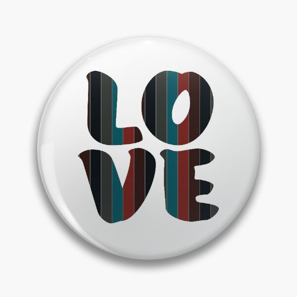 Item preview, Letters spelling LOVE with colorful stripes designed and sold by With My Hands By K.