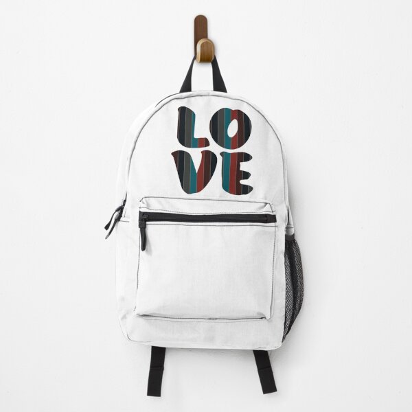 Item preview, Letters spelling LOVE with colorful stripes designed and sold by With My Hands By K.