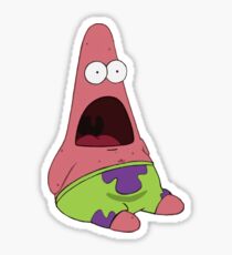 Surprised Patrick Star Sticker