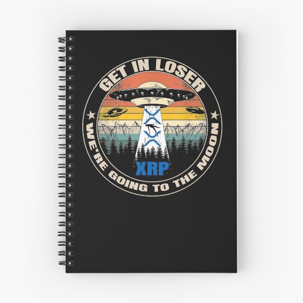 Item preview, Get In Loser We're Going To The Moon XRP Funny designed and sold by Bitcoin-Fashion.