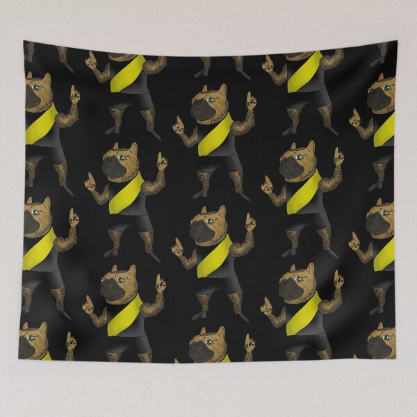 Item preview, Richmond Aussie Rules Footy Frenchie designed and sold by Proud  Pawz.