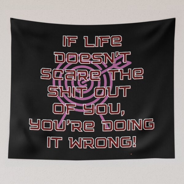 Item preview, If life doesn't scare you...life is relentless designed and sold by Zukhra79.