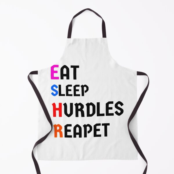 Item preview, eat sleep hurdles repeat designed and sold by TOUPOINT.