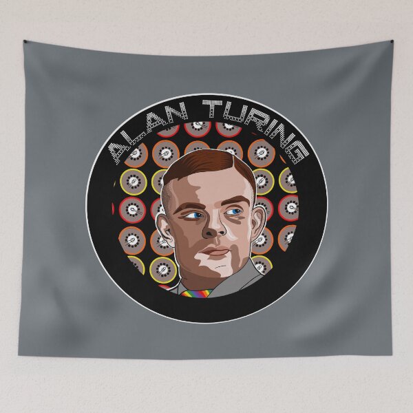 Item preview, Alan Turing Mathematician Gay Icon WW2 Hero designed and sold by emmafifield.