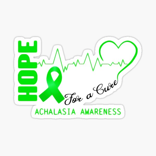 "Hope For A Cure Achalasia Awareness" Sticker for Sale by TOUPOINT