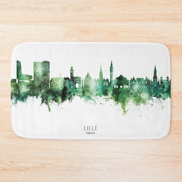 Item preview, Lille France Skyline designed and sold by ArtPrints.