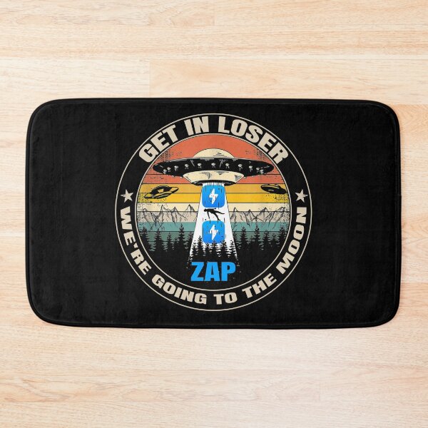 Item preview, Get In Loser We're Going To The Moon ZAP Funny designed and sold by Bitcoin-Fashion.