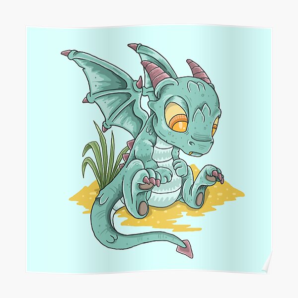 Baby Dragon Posters Redbubble