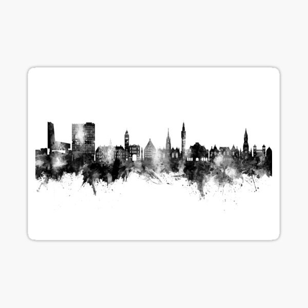 Vista previa del artículo con la obra «Lille France Skyline», diseñado y vendido por ArtPrints.