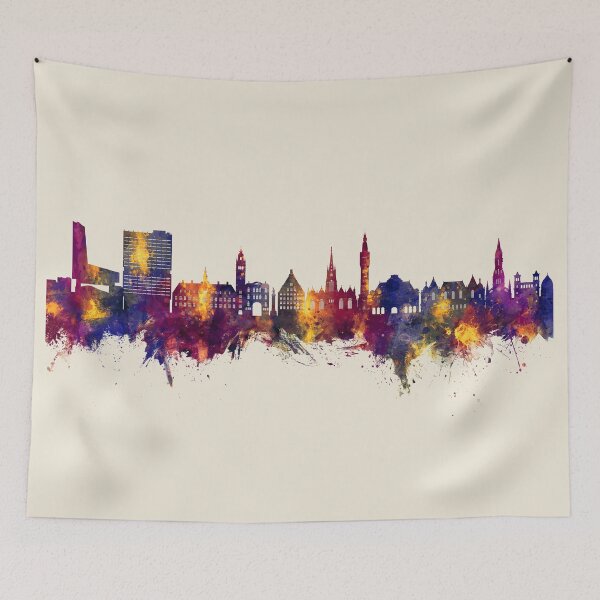 Item preview, Lille France Skyline designed and sold by ArtPrints.