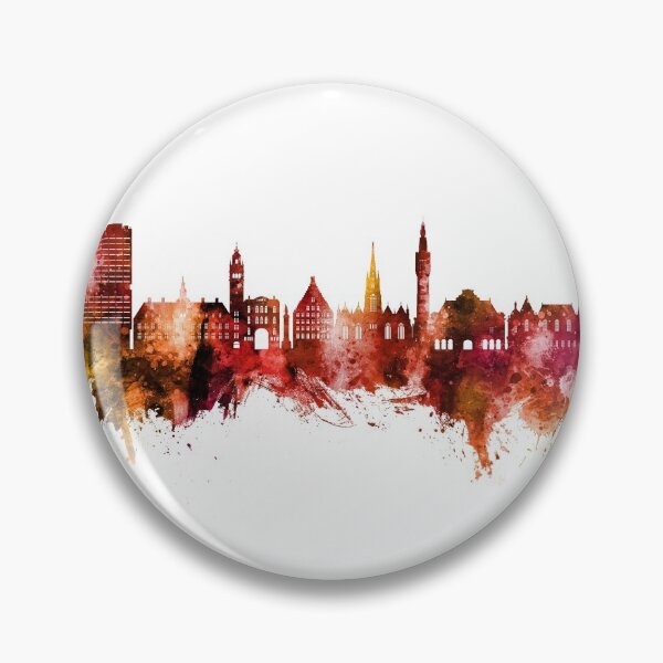Item preview, Lille France Skyline designed and sold by ArtPrints.