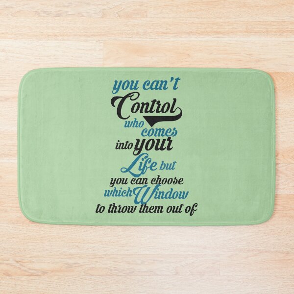 Item preview, You can't control who comes into your life but you can choose which window to throw them out of designed and sold by Sticker Up.