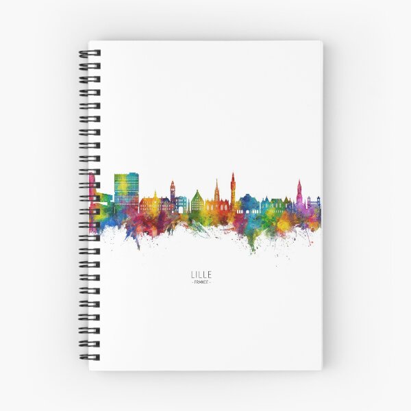 Item preview, Lille France Skyline designed and sold by ArtPrints.