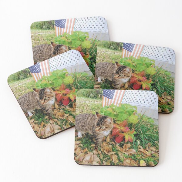 Item preview, Fall Cat designed and sold by brokenarrowink.