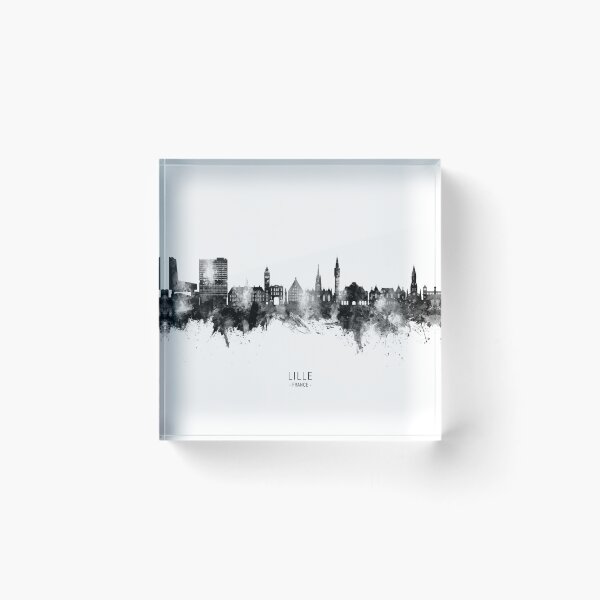 Item preview, Lille France Skyline designed and sold by ArtPrints.