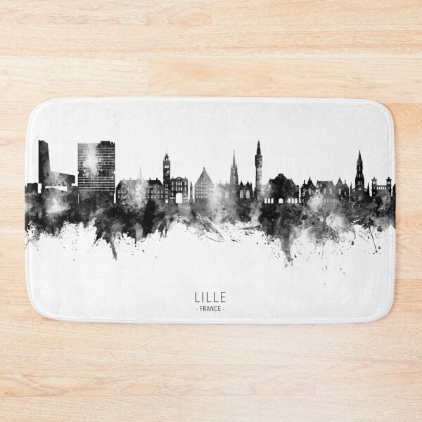 Item preview, Lille France Skyline designed and sold by ArtPrints.