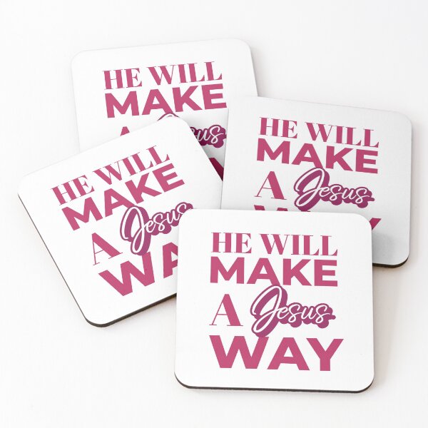 Item preview, He Will Make A Way Christian Sayings Bible Quotes designed and sold by Desiznn.