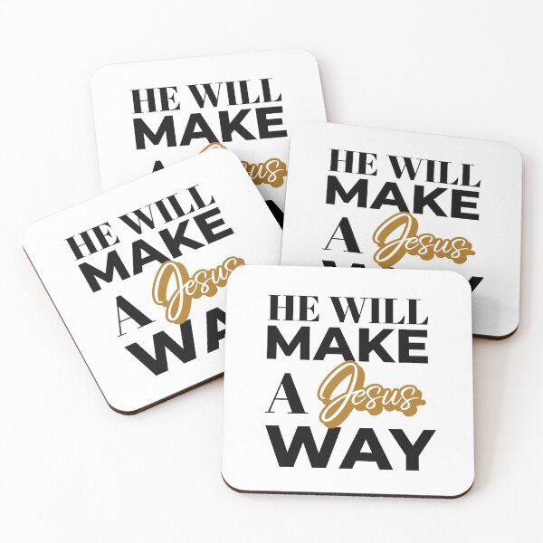 Item preview, He Will Make A Way Christian Sayings Bible Quotes designed and sold by Desiznn.