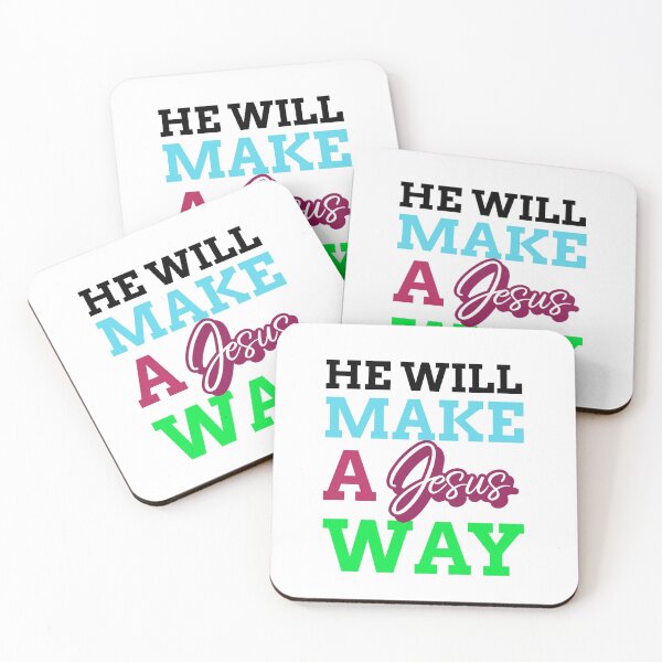 Item preview, He Will Make A Way Christian Sayings Bible Quotes designed and sold by Desiznn.