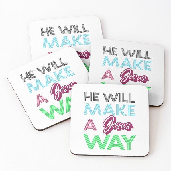 Item preview, He Will Make A Way Christian Sayings Bible Quotes designed and sold by Desiznn.