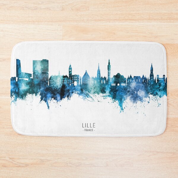 Item preview, Lille France Skyline designed and sold by ArtPrints.