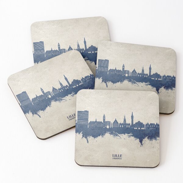 Item preview, Lille France Skyline designed and sold by ArtPrints.