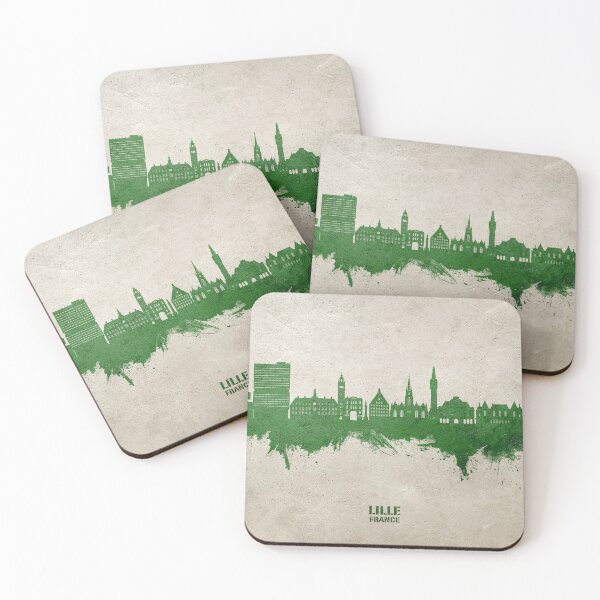 Item preview, Lille France Skyline designed and sold by ArtPrints.