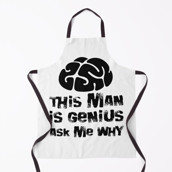 Item preview, This Man is Genius Ask me Why, Funny Gift designed and sold by TOUPOINT.