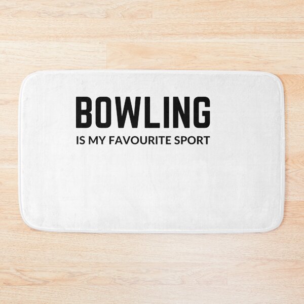 Item preview, BOWLING IS MY FAVOURITE SPORT sarcastic quote sticker [P-Q 162][843]  designed and sold by HIPNOTIZAR  CRAFTS.
