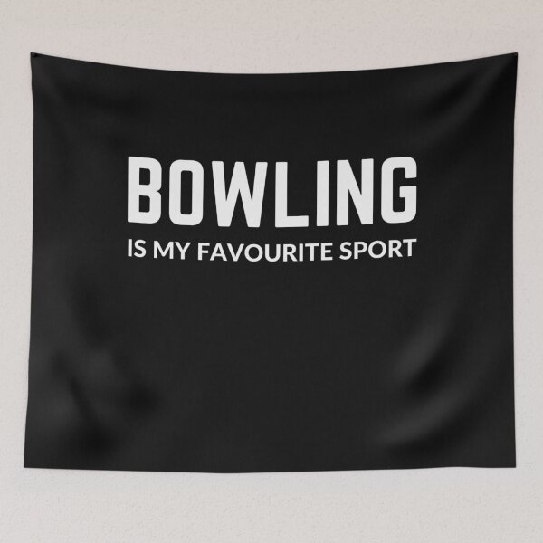 Artikelvorschau, BOWLING IST MEIN LIEBLINGSSPORT sarkastischer Zitataufkleber [P-Q 162B] [844] entworfen und verkauft von HIPNOTIZAR  CRAFTS.