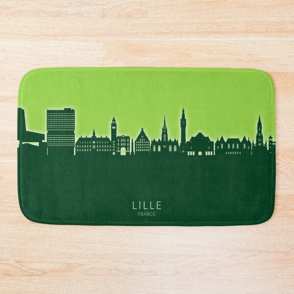 Item preview, Lille France Skyline designed and sold by ArtPrints.