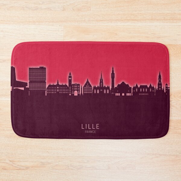 Item preview, Lille France Skyline designed and sold by ArtPrints.