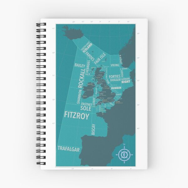 Item preview, Shipping Forecast Map 1 designed and sold by enodeer.