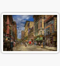 City - Providence RI - Living in the city 1906 Sticker