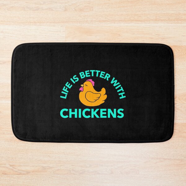 Item preview, Life Is Better With Chickens 3 - funny cute chicken design designed and sold by katiekendall.
