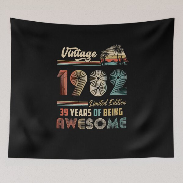 Item preview, Vintage 1982 39th Birthday Gift Men Women 39 Years Old designed and sold by DanielleNicolet.