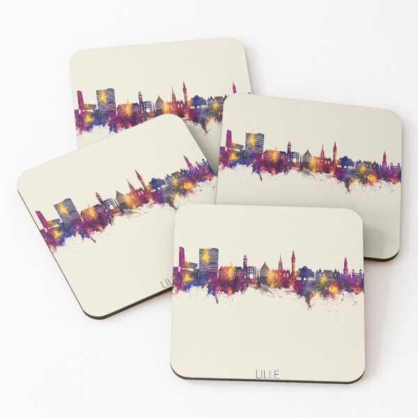 Item preview, Lille France Skyline designed and sold by ArtPrints.