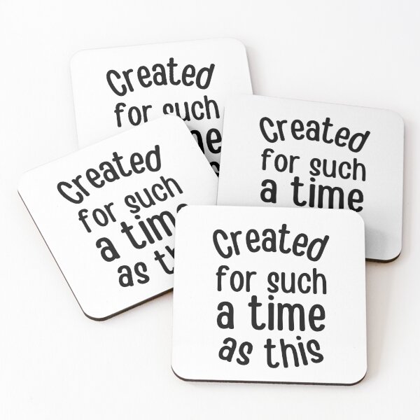 Item preview, Created For Such A Time As This Simple Black Design designed and sold by SweetAndSpice.