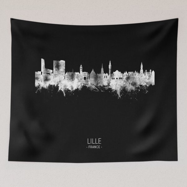 Item preview, Lille France Skyline designed and sold by ArtPrints.