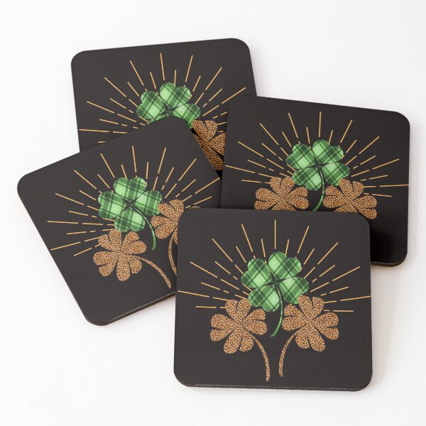 Item preview, Green Shamrock Leopard Pattern St Patricks Day Funny Graphic Essential designed and sold by Tannumoni.