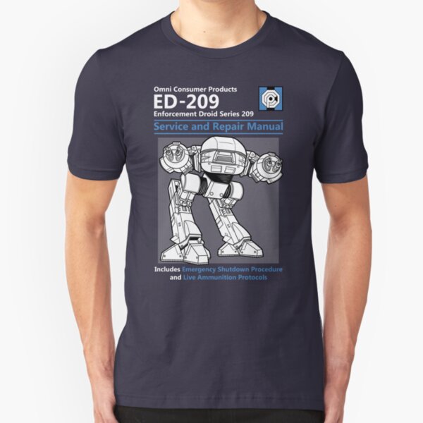 ED-209 Service and Repair Manual Slim Fit T-Shirt