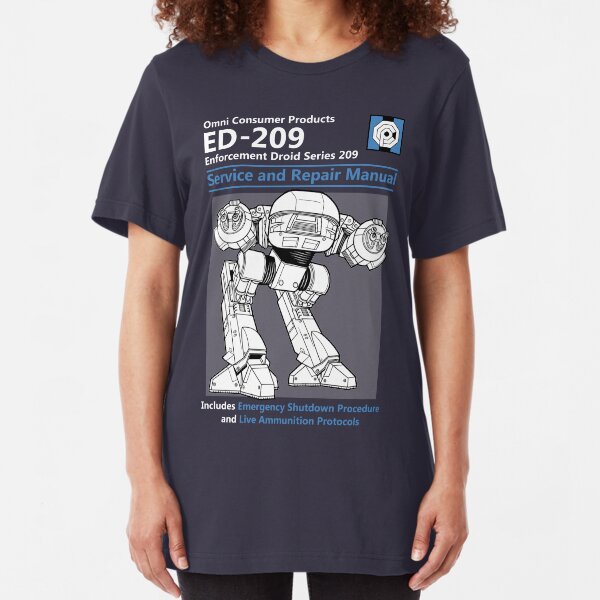 ED-209 Service and Repair Manual Slim Fit T-Shirt