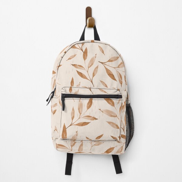 Item preview, Floral Watercolor Pattern In Sand Beige And Brown designed and sold by gamboling.