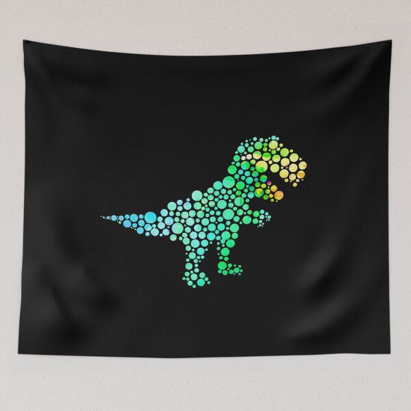 Item preview, International Dot Day Dinosaur T Rex Polka Dot Art for Dinosaurs Lover designed and sold by alenaz.
