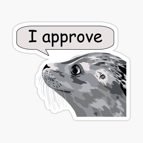 Seal of approval Sticker