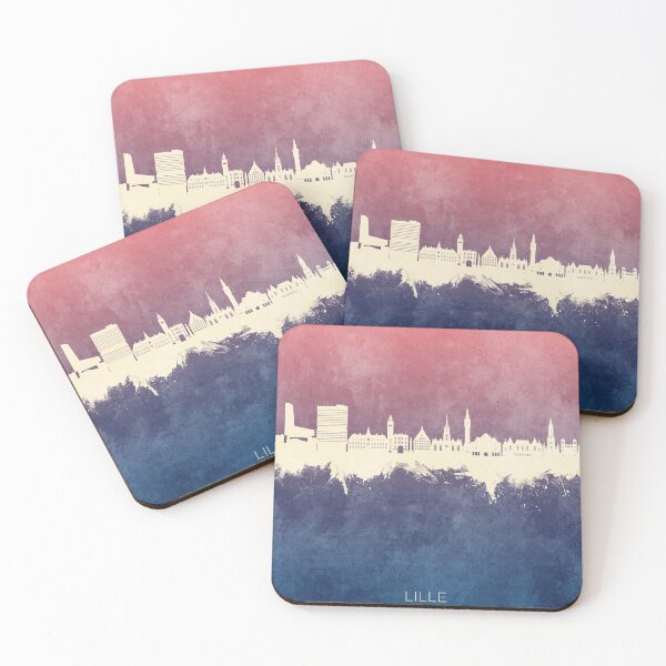 Item preview, Lille France Skyline designed and sold by ArtPrints.